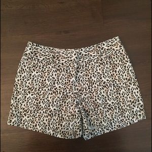 Animal print shorts